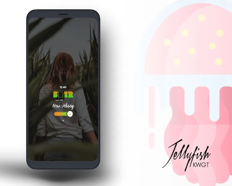 Jellyfish KWGT screenshot 1