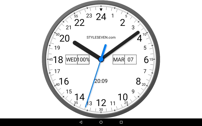 Analog Clock 24-7 screenshot 7