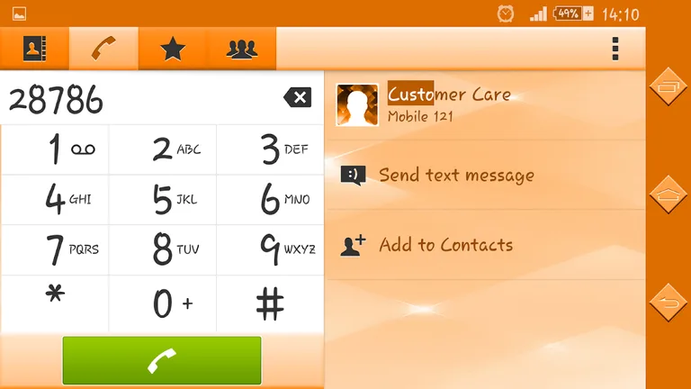 Xperien Theme Sparkle Orange screenshot 12