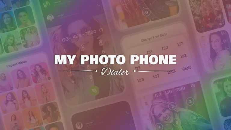 My Photo Phone Screen Dialer screenshot 1