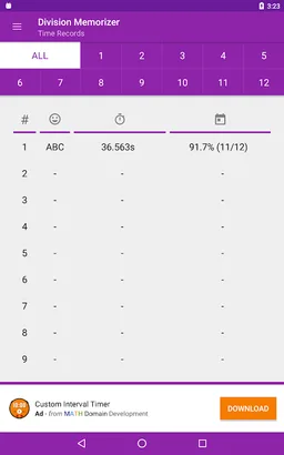 Division Memorizer screenshot 15