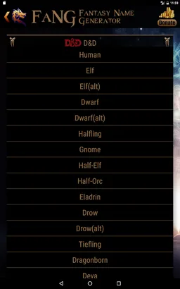FaNG - Fantasy Name Generator screenshot 16