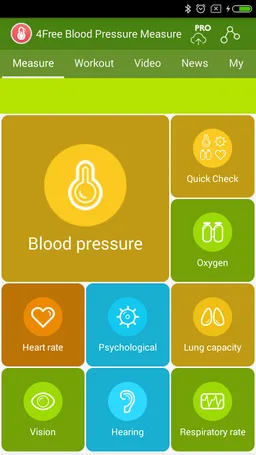 4Free Blood Pressure Measure screenshot 1