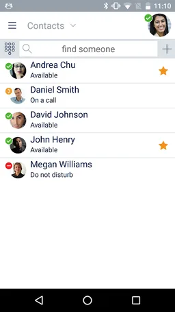 Avaya Equinox screenshot 3