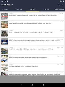 Benin Web TV screenshot 1