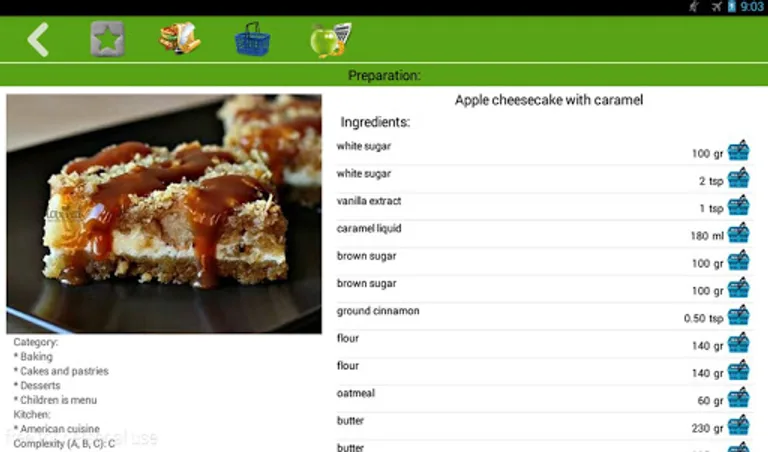 Kids recipes screenshot 1