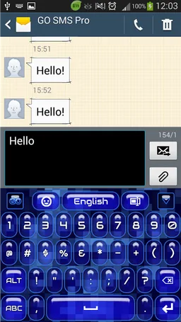 Blue Keyboard screenshot 4