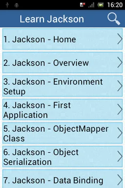 Learn Jackson screenshot 1
