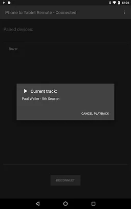Phone to Tablet Remote: for music apps and Youtube screenshot 6