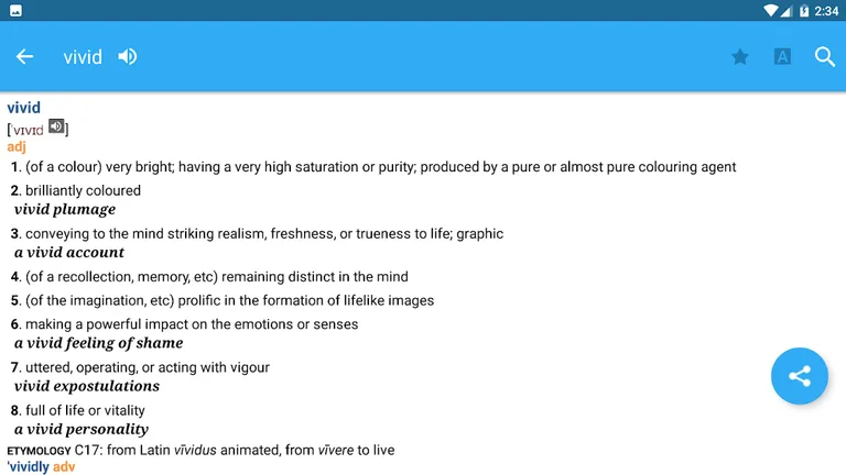 Collins English Dictionary screenshot 3