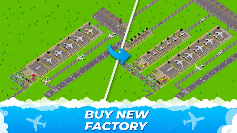 Idle Airplane: Factory Tycoon screenshot 4