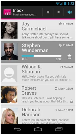 T-Mobile Visual Voicemail screenshot 1