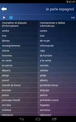 Je Parle ESPAGNOL Audio Cours screenshot 5