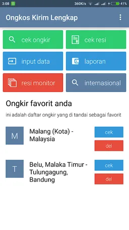Ongkos Kirim Lengkap screenshot 4