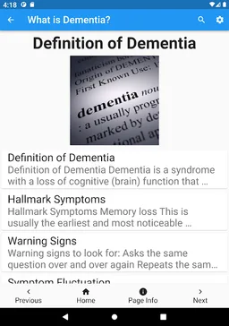 Dementia Guide Expert screenshot 5