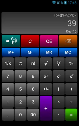 7Calc (Calculator & Converter) screenshot 7