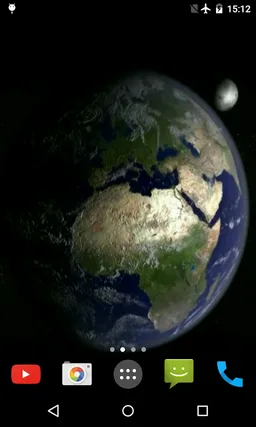 Earth and Moon Live Wallpaper screenshot 5