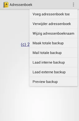 Addressbooks screenshot 8