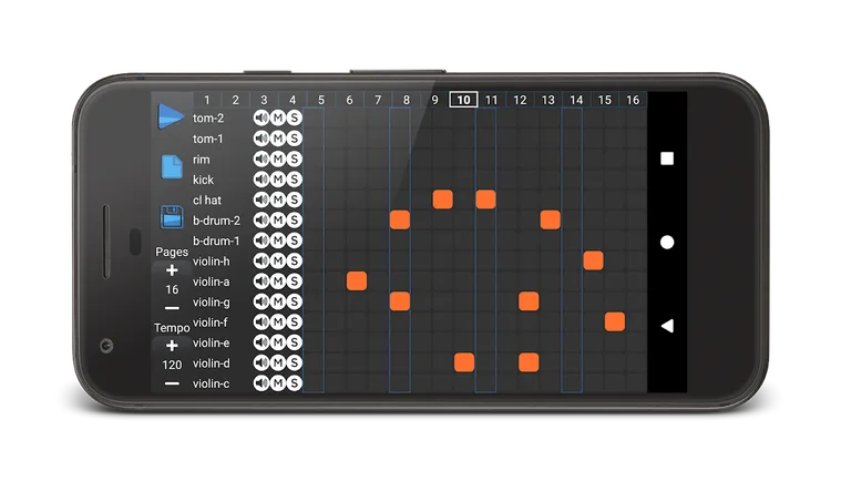 Violin and Drums: beat maker. Music maker screenshot 3
