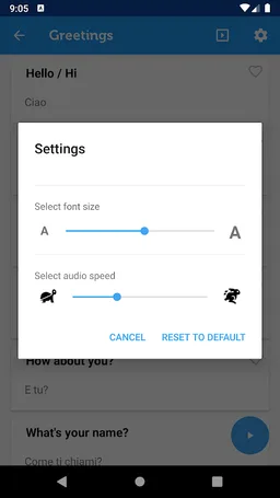 Learn Italian Phrasebook screenshot 6