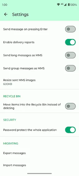 Fossify Messages screenshot 6