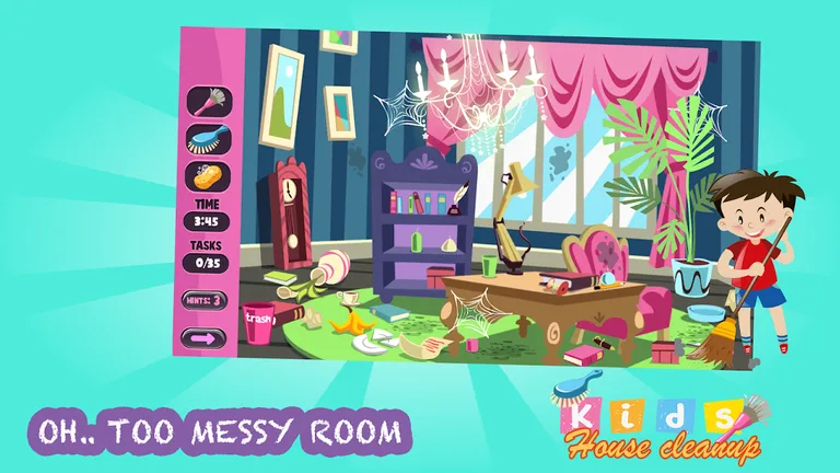 Kids House Cleanup - Keep Home Clean screenshot 3