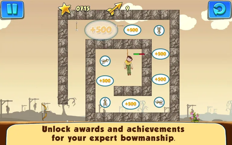 Gibbets 2: Bow Arcade Puzzle screenshot 3
