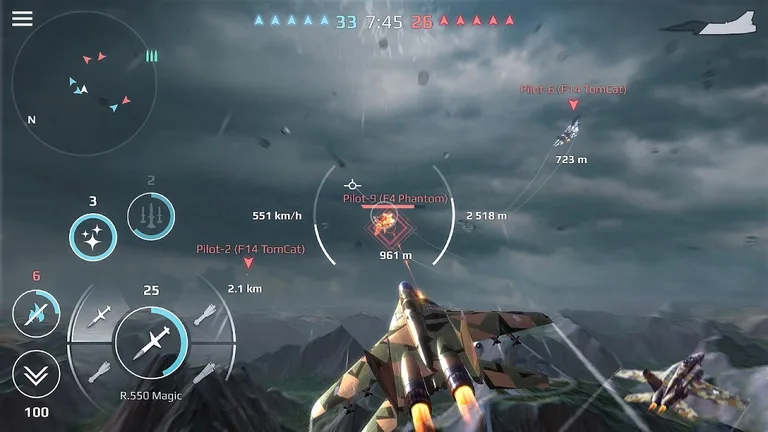 Sky Combat : Fighter Jet Games screenshot 1