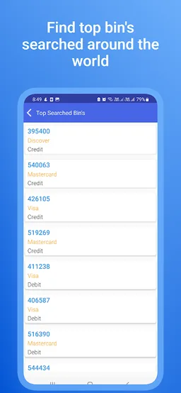 Cards Information Finder screenshot 3