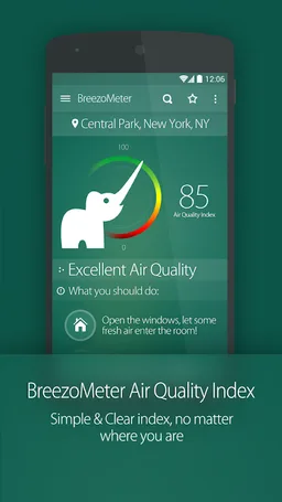 Air Quality Index BreezoMeter screenshot 1