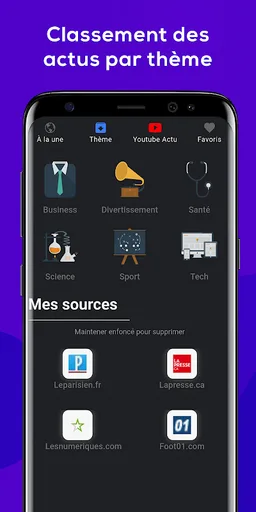 Mes actualités screenshot 1