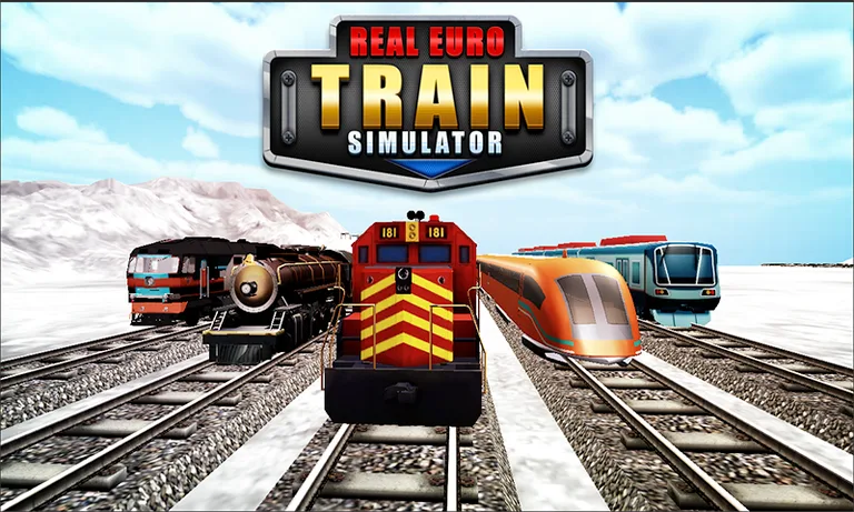 Real Euro Train Simulator -  3D Driving Game 2020 screenshot 1