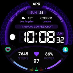 TVV Digital 3 Watch Face screenshot 6