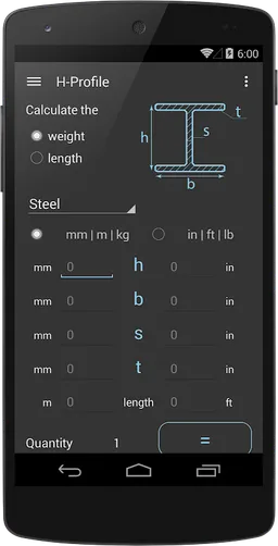 Steel Weight Calculator screenshot 4