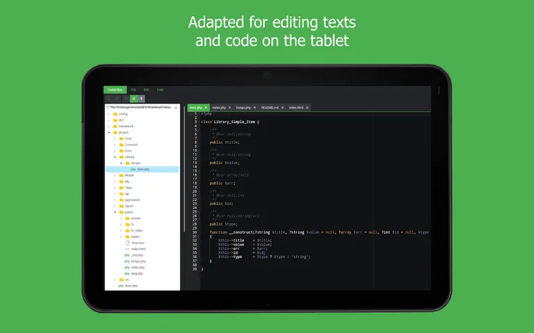 Code Editor for DEX screenshot 1