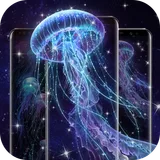 Luminous Jellyfish live Wallpaper icon