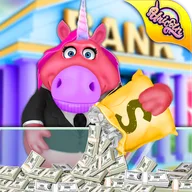 Basic Banking & ATM simulator with Mr Fat Unicorn icon