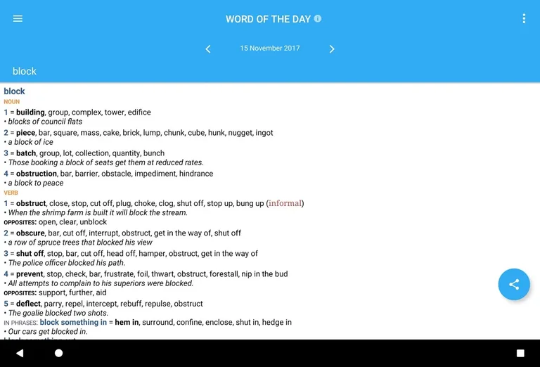 Collins Thesaurus English screenshot 12