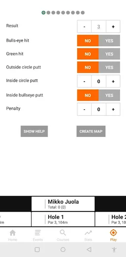 Disc Golf Metrix screenshot 2
