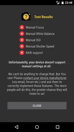 Manual Camera Compatibility screenshot 3