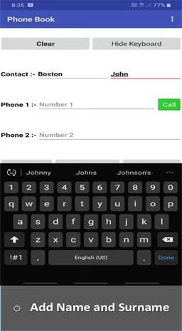 Phone Book screenshot 4