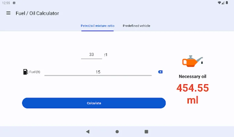 Fuel Oil Mix Calculator screenshot 11
