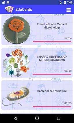 Microbiology EduCards screenshot 2