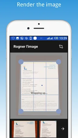 Doscan : Fast & free document Scanner to PDF screenshot 1