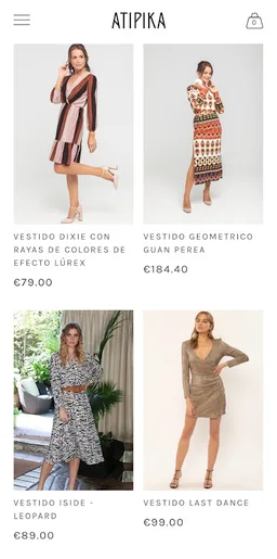Tienda de ropa - ATIPIKA screenshot 3