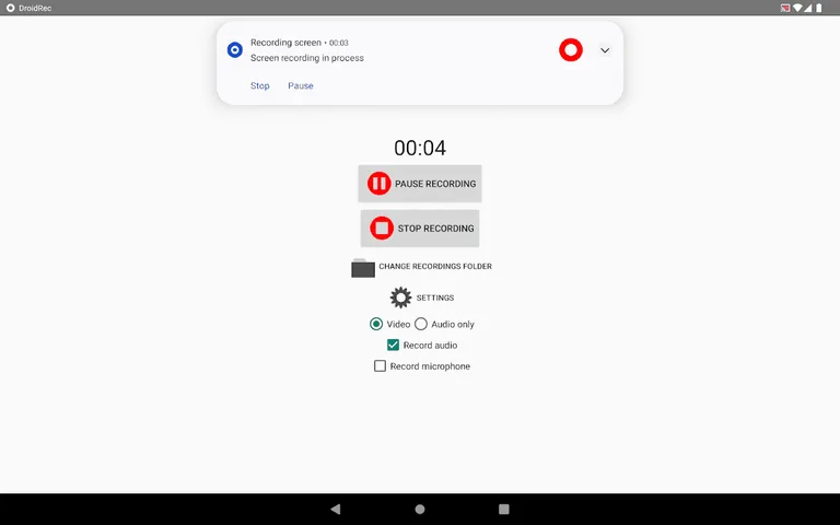 DroidRec screenshot 6