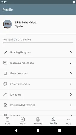 Bible Reina Valera screenshot 3