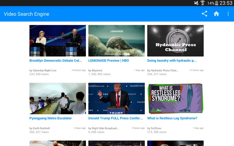 Video Search Engine screenshot 1