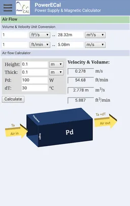 PowerECal - Power Supply & Magnetic Calculator screenshot 2