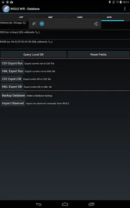 WiGLE WiFi Wardriving screenshot 15